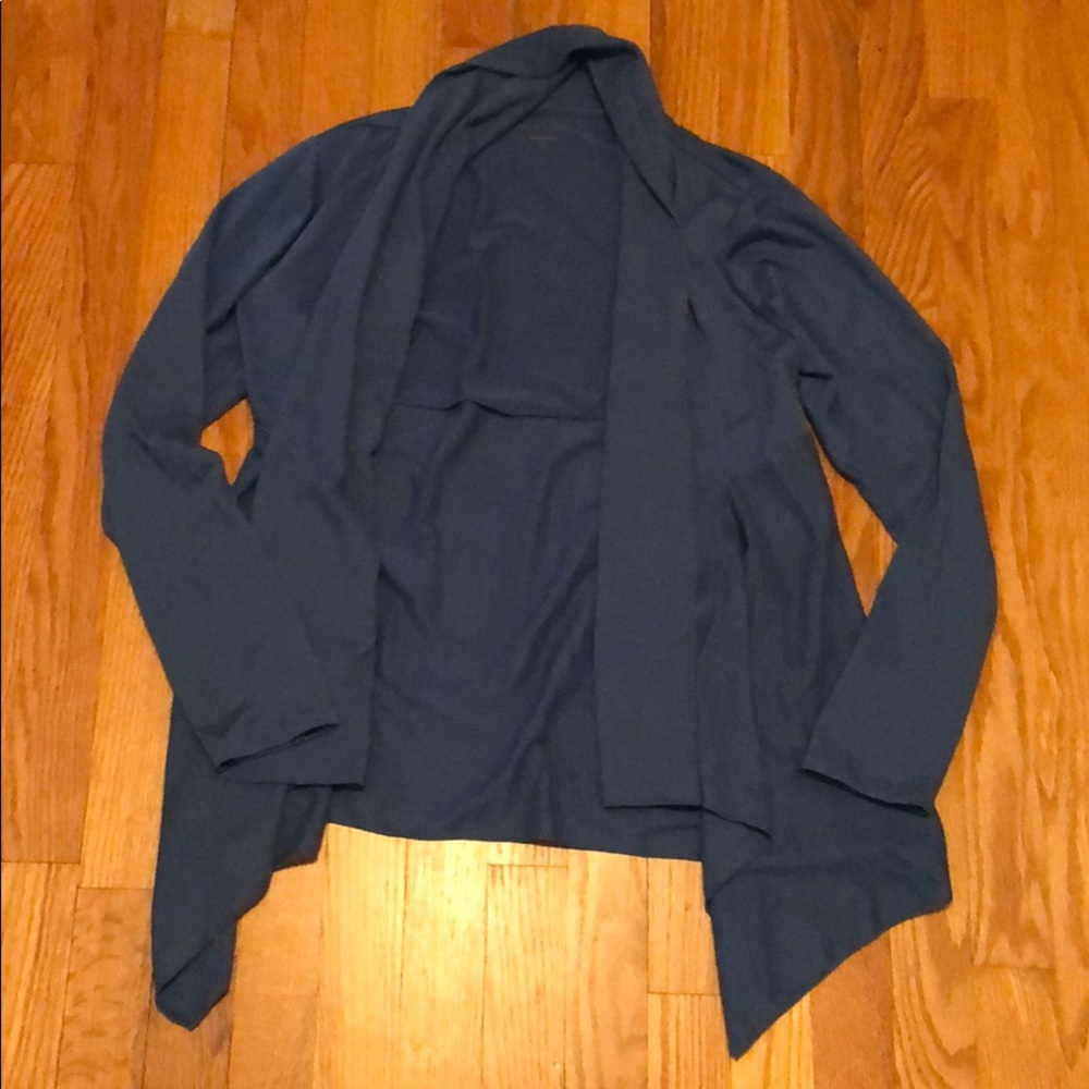 Coldwater Creek open front ribbed detail cardigan